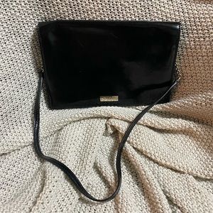Kate Spade Black Patent Leather Clutch‎ Shoulder Bag
